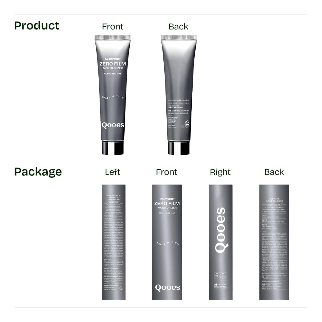 đż Qooes⢠Mugwort Zero-Film Moisturizer- ⨠Lightweight. Soothing. Hydrating. â¨