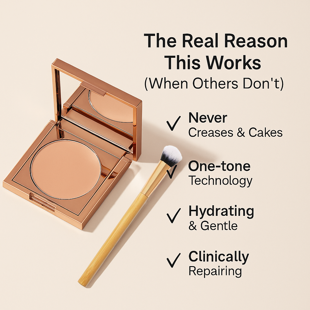 Last 3 Hours 55% OFF!⏰Colored Clay CC Undereye Corrector | Bright, Crease-Free Dark Circle Defense