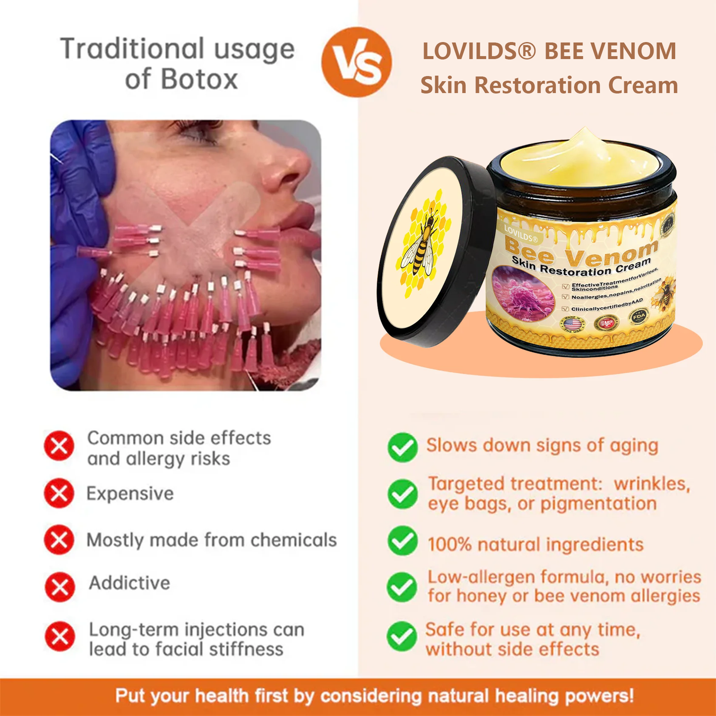 🔥Limited Time 80% OFF🔥LOVILDS® Bee venom Pro Comprehensive Cream