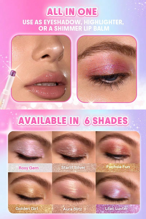 🔥Final 3 hours 75% off:🌸LOVILDS 3-in-1 Jelly Glaze Stick – Iridescent Shine for All-Day Glow