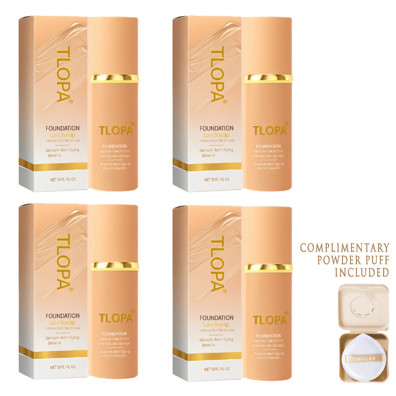 TLOPA® 4 In 1  Liquid Foundation 🌟 | Luxury in a Bottle, Beauty You Deserve