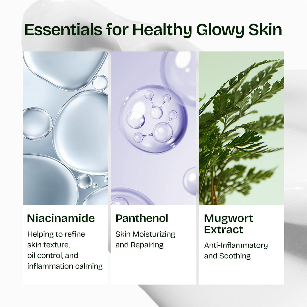 🌿 Qooes™ Mugwort Zero-Film Moisturizer- ✨ Lightweight. Soothing. Hydrating. ✨