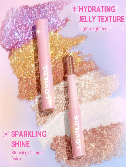 🔥Final 3 hours 75% off:🌸LOVILDS 3-in-1 Jelly Glaze Stick – Iridescent Shine for All-Day Glow